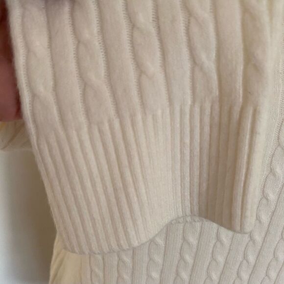 Designers Original White Cable Knit Sweater XS - Picture 3 of 10